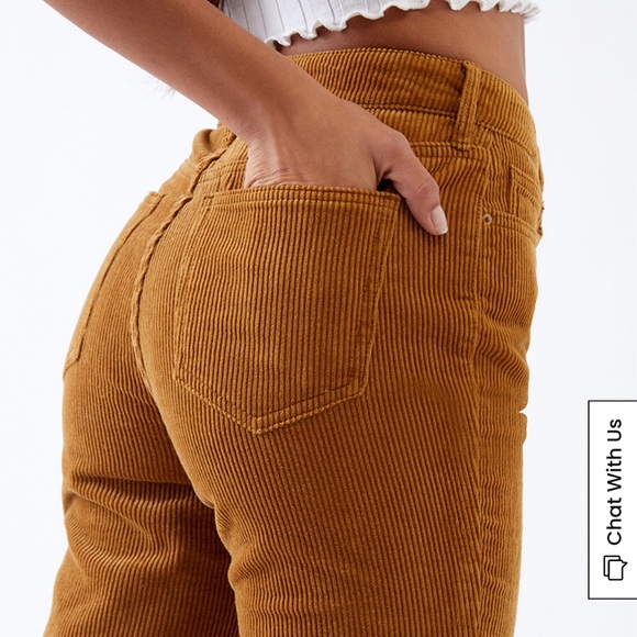 Pacsun Tan Corduroy Mom Pants - Picture 4 of 10